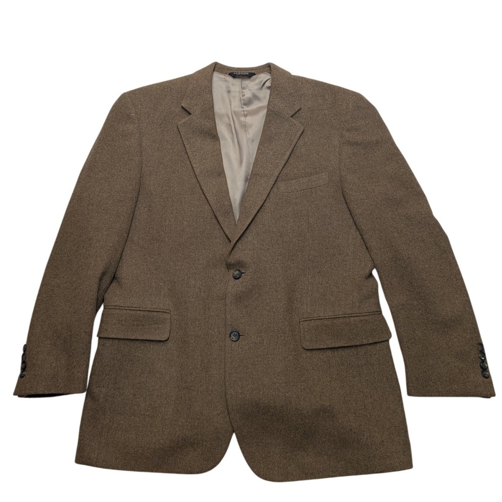 Jos. A. Bank Blazer Mens 43R Brown 100% Camel Hair Two Button Sport Coat 729
